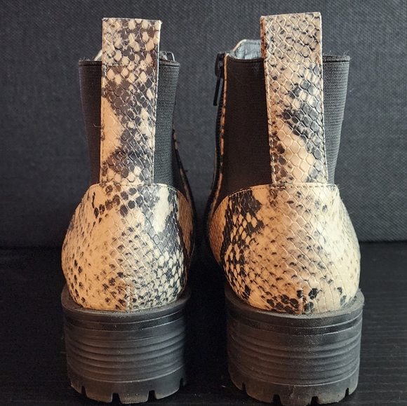 Faux Snake Skin Boots - Picture 4 of 4